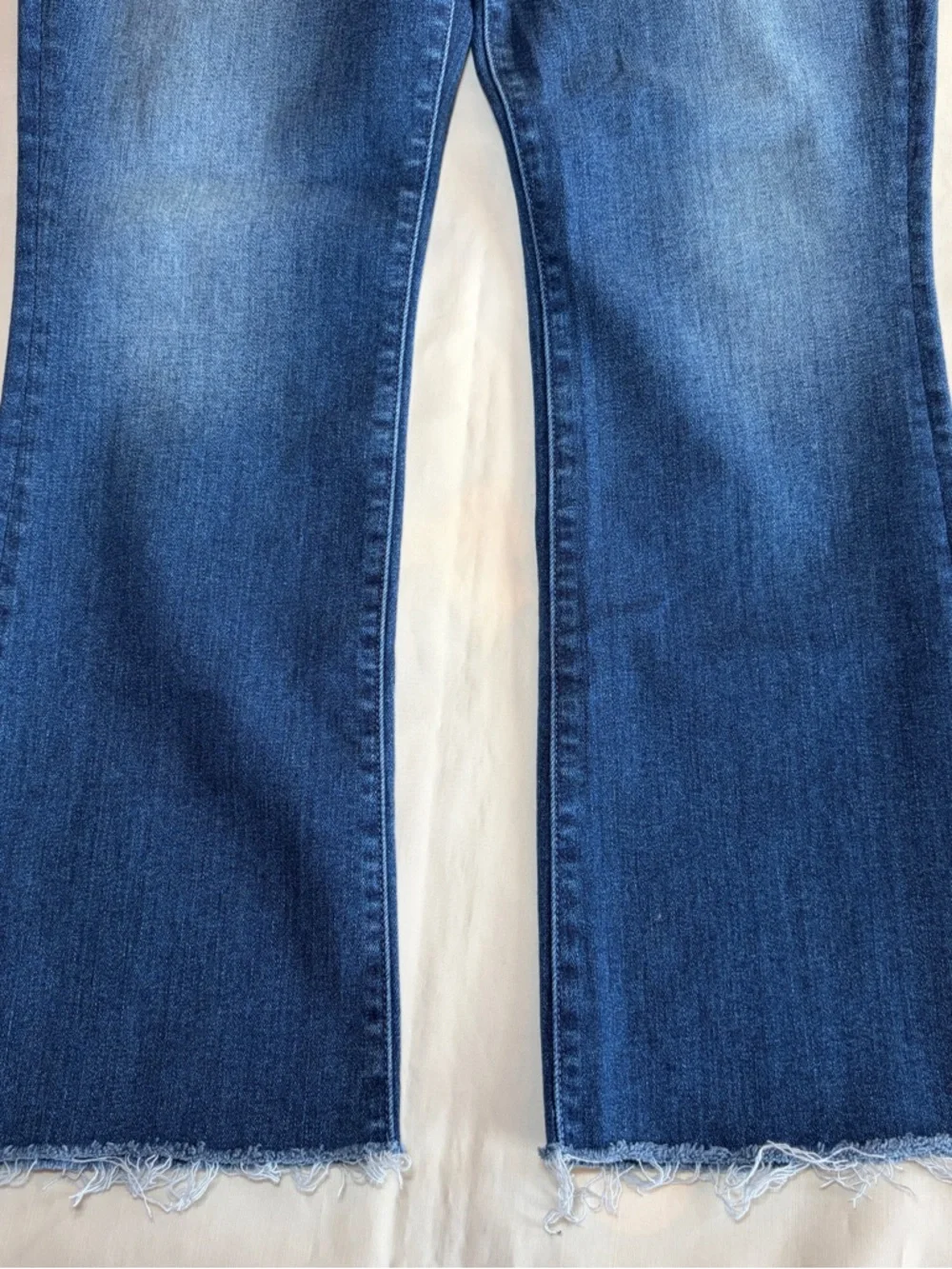 MOTHER- The Hustler Ankle Fray in Night Clubbing Size 28 High Waist Jeans